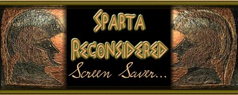 Sparta Reconsidered Screen Saver title