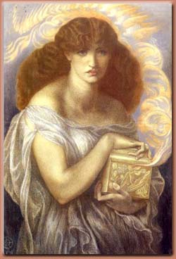classical painting of pandora, Pre-Raphaelite period