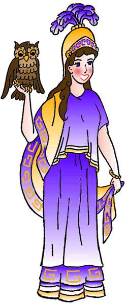 Athena cartoon